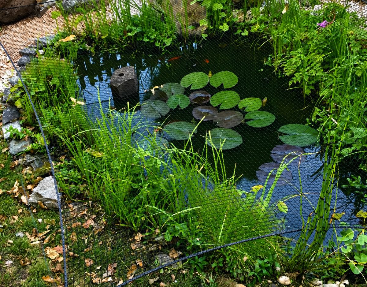 Pond Nets for the Garden Pond