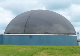 Biogasanlagen-Schutznetz