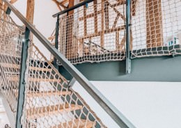 Treppenhaus-Sicherungsnetze