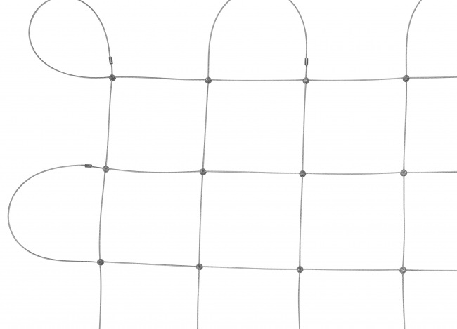 Stahldrahtseilnetz nach Maß (1,5 mm/150 mm) | Schutznetze24
