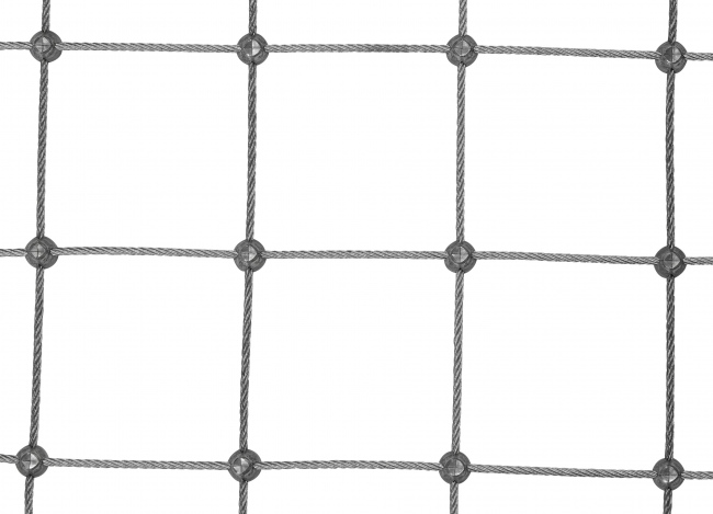 Stainless Steel Wire Rope Net by the m² (3.0 mm/75 mm) | Safetynet365