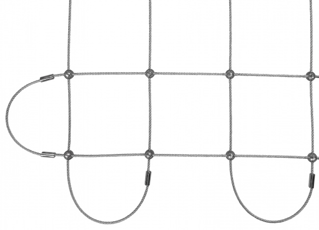 Schutznetz aus Edelstahl nach Maß (3,0 mm/125 mm) | Schutznetze24