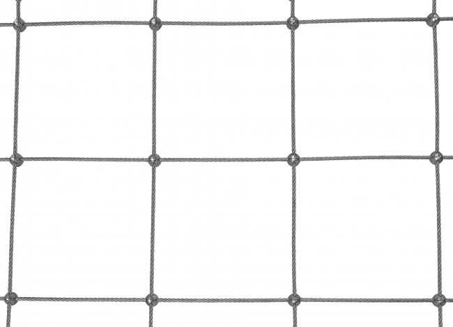Stahldrahtseilnetz per m² (4,0 mm/150 mm) | Schutznetze24