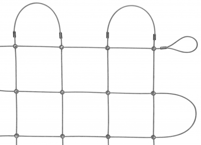 Custom-made Stainless Steel Rope Mesh (5.0 mm/250 mm) | Safetynet365