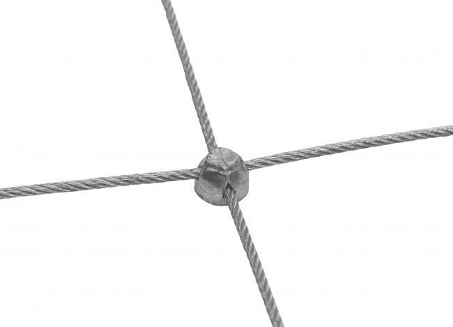 Netz aus Draht mit 50/150 mm Maschenweite | schutznetze24.de