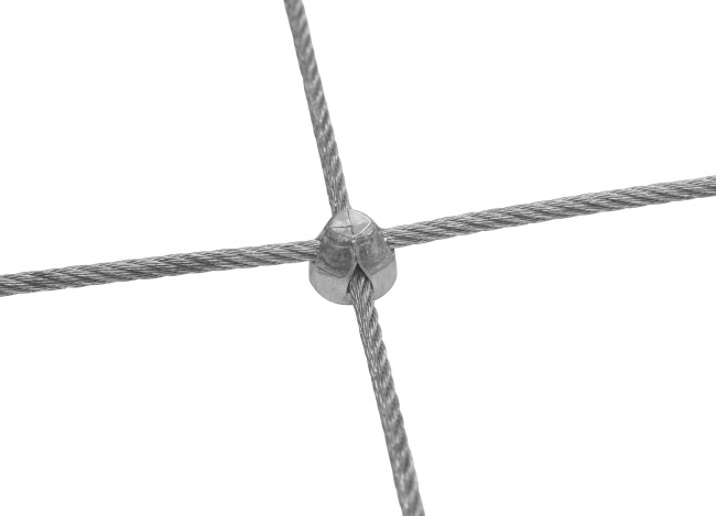 Stahldrahtnetz per m² mit 50/300 mm Maschenweite