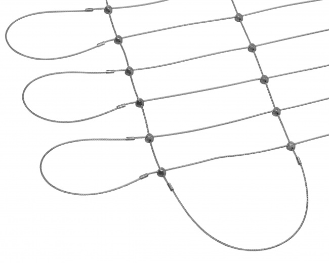 Edelstahlnetz per m² (2,0 mm/50/100 mm) | Schutznetze24