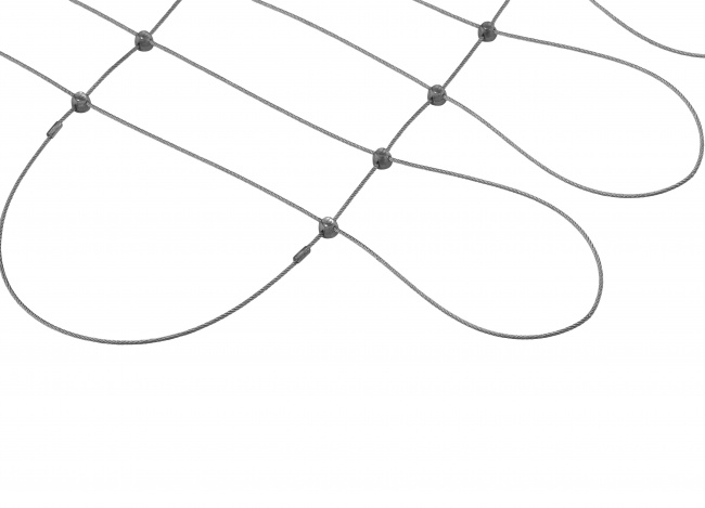 Edelstahlnetz per m² (2,0 mm/50/100 mm) | Schutznetze24