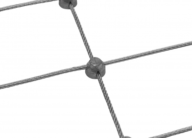 Edelstahlnetz per m² (2,0 mm/50/100 mm) | Schutznetze24