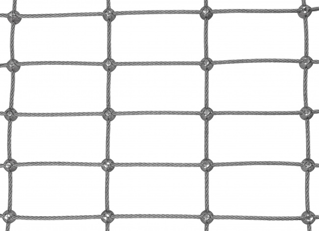 Netz aus Edelstahldraht nach Maß (4,0 mm/50/100 mm) | Schutznetze24