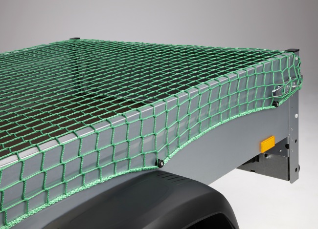 Abdecknetz für Anhänger 1,50 x 2,20 m - grün | Schutznetze24