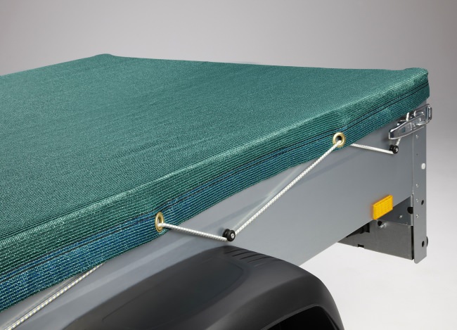 Trailer Covering Sheet with Shock Cord 2.00 x 3.00 m, Green | Safetynet365