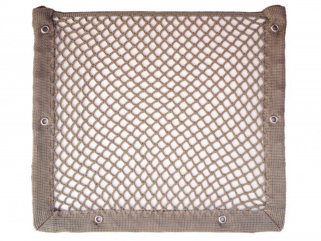 Shelf Net with Wire Frame and Eyelets 250 x 280 mm | Safetynet365