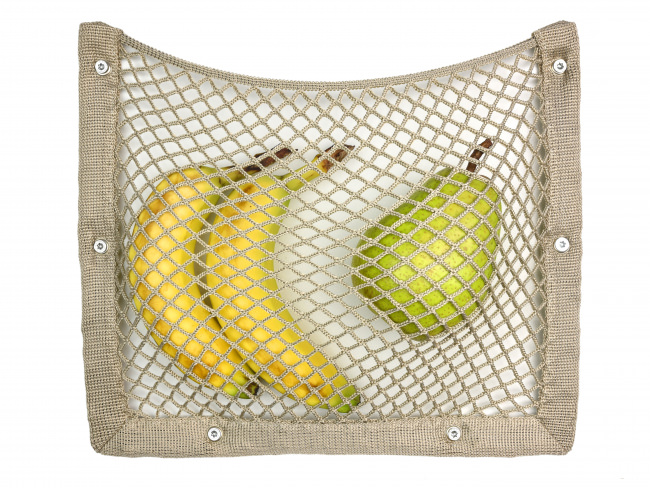 Shelf Net with Wire Frame and Eyelets 250 x 280 mm | Safetynet365