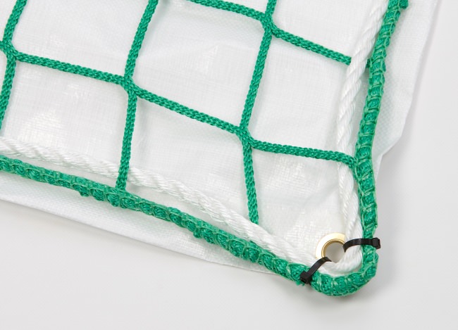 Fall Safety Net with Airtight Tarpaulin 8 x 10 m | Safetynet365