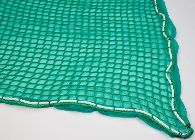 Safety Net with Overlay Panel (45 mm Mesh, Light Woven Fabric) | Safetynet365