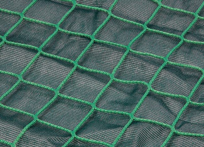 Safety Net with Overlay Panel (100 mm Mesh, Heavy Woven Fabric) | Safetynet365