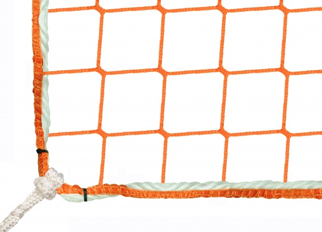 Bauschutznetz per m² (nach Maß) mit Aufhängeseilen | Schutznetze24