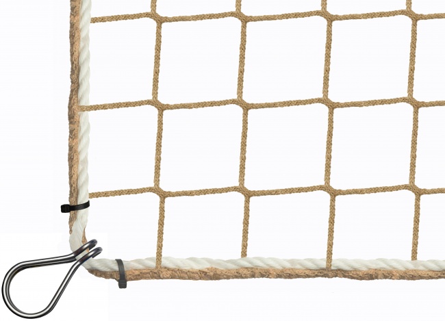 Bauschutznetz per m² (nach Maß) mit Kauschenbügel | Schutznetze24