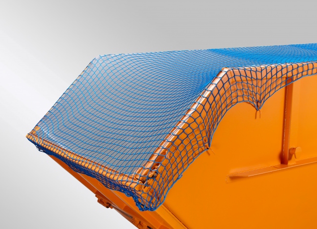 Skip Covering Net 3.50 x 6.00 m (DEKRA), Blue/Green | Safetynet365