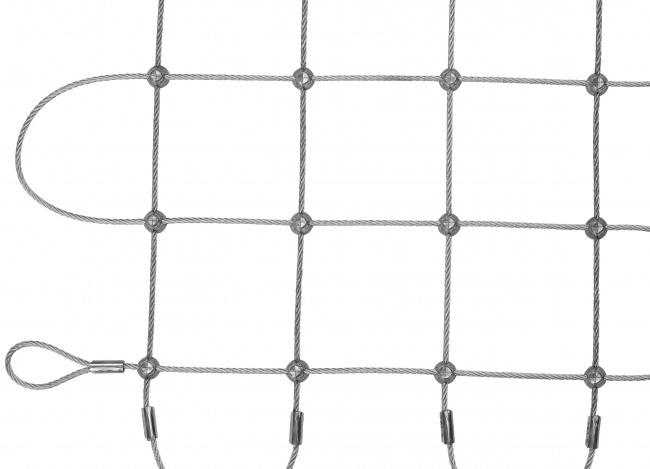 Drahtnetz nach Maß als Geländer-Ersatz | Schutznetze24
