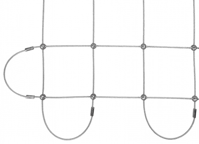 Tailor-made Wire Mesh Netting with 3.0 mm Rope Diameter | Safetynet365