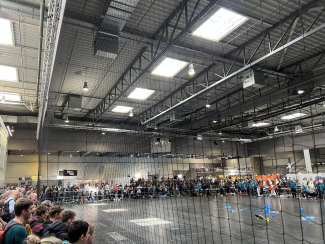 Flame-Retardant Drone Safety Net for Drone Arenas | Safetynet365