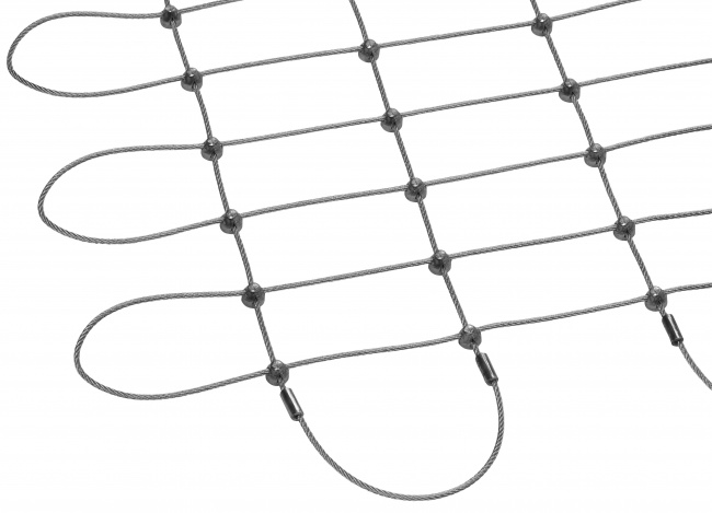 Edelstahlnetz mit 3,0 mm Materialstärke | Schutznetze24