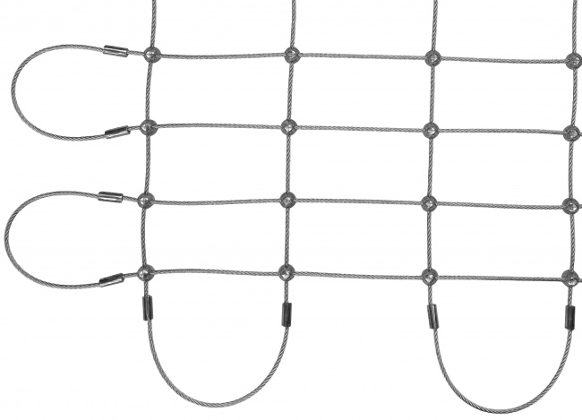 Edelstahlnetz mit 3,0 mm Materialstärke | Schutznetze24