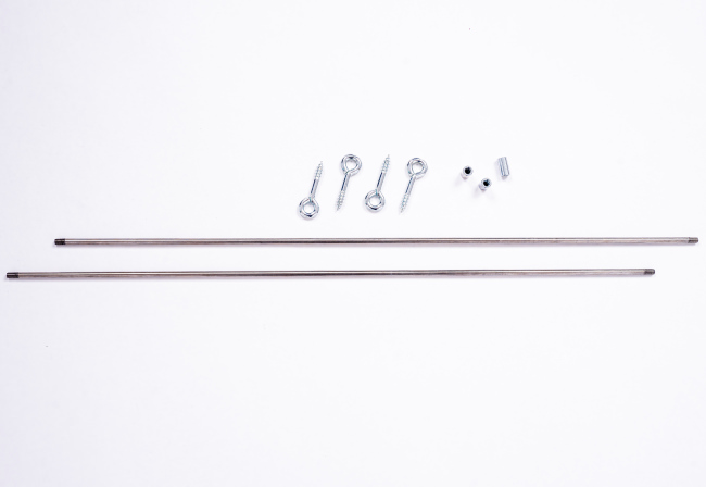 Edelstahl-Befestigungssystem Ø 5 mm für Netze | Schutznetze24