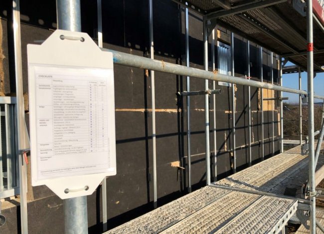 Sheet Protector For Scaffold Test Protocols | Safetynet365