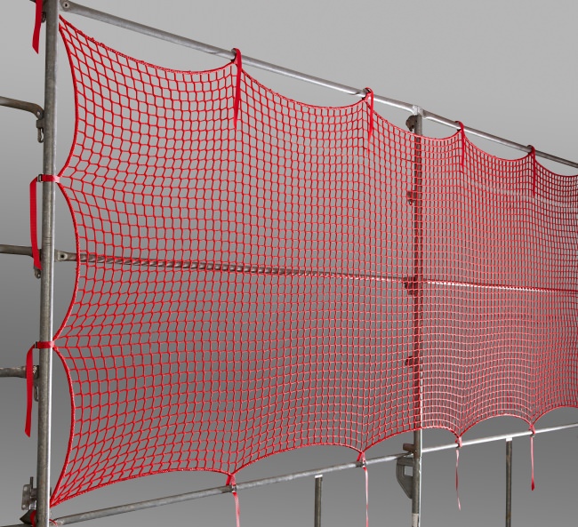 Scaffolding Safety Net pursuant to EN 1263-1 by the m² (Custom-Made) | Safetynet365