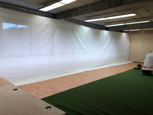 Golf Simulator Projection Screen (Made to Measure) | Safetynet365