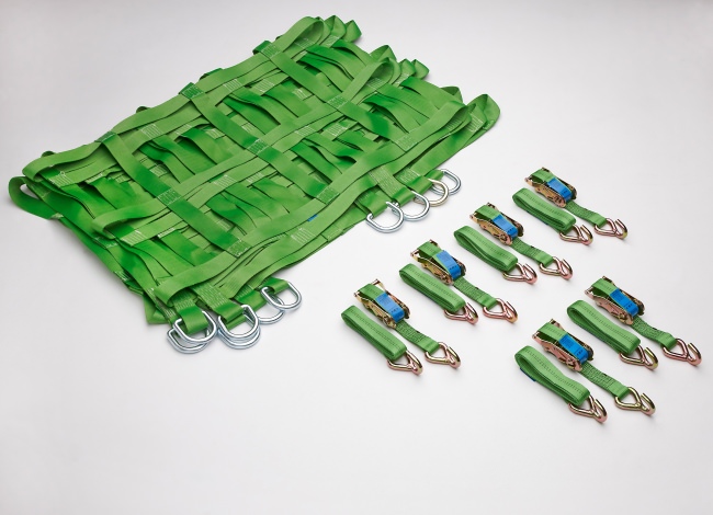 Heavy-Duty Cargo Net (GS-tested) 3050 x 4250 mm for 7.5t Lorries  - Complete Set | Safetynet365