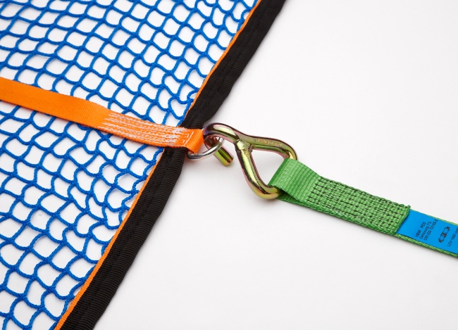 Heavy-Duty Cargo Net (GS-tested) for Box Wagons 1525 x 4825 mm - Complete Set | Safetynet365