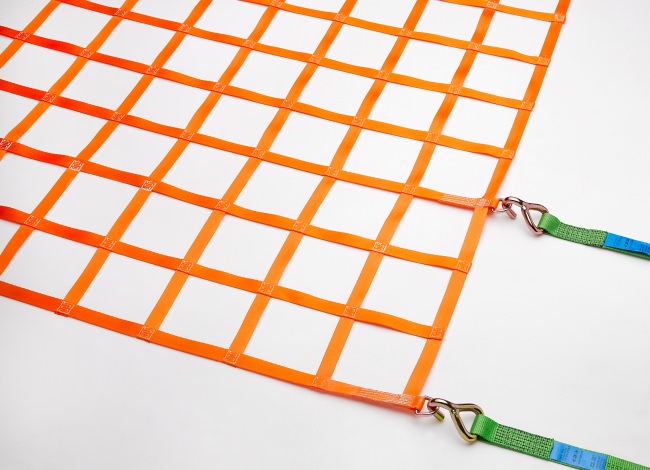 Gurtbandnetz für Pritschen 1,50 x 3,00 m - Komplettset | Schutznetze24