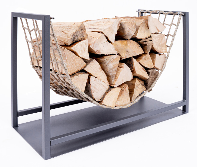 Brennholzständer mit Netz | Schutznetze24