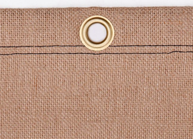 Jute Fabric Custom-Made (by the m²), brown | Safetynet365