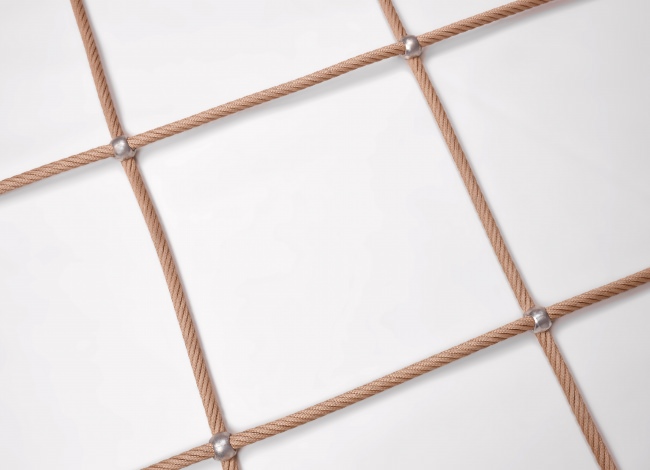 Custom-Made Scramble Net with Aluminium Knots | Safetynet365