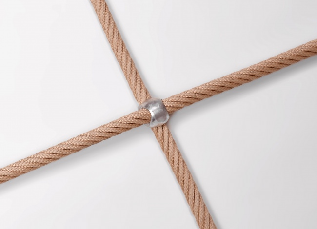 Custom-Made Scramble Net with Aluminium Knots | Safetynet365