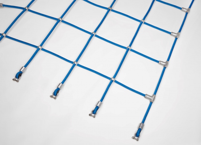 Custom-Made Climbing Net with Aluminium Knots | Safetynet365