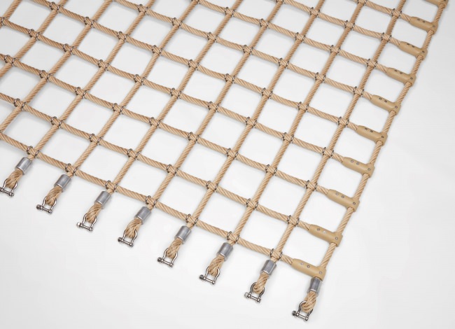 Kletternetz mit Edelstahlklammern nach Maß (per m²) | Schutznetze24