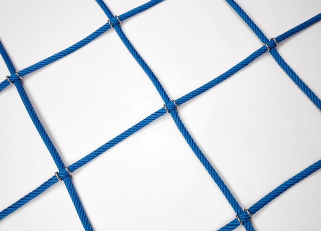 Kletternetz mit Stahlklammern nach Maß (per m²) | Schutznetze24