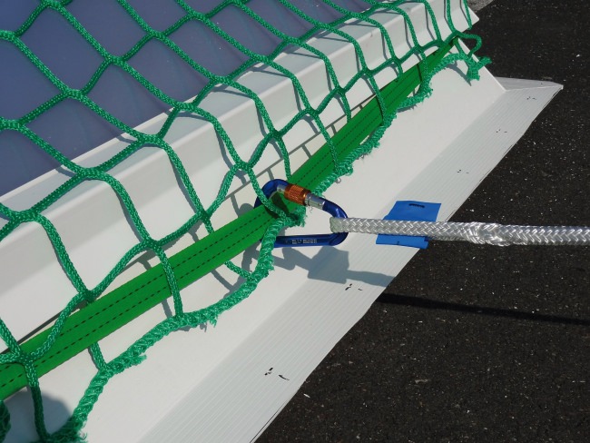 Custom-made Light Dome Securing Net | Safetynet365