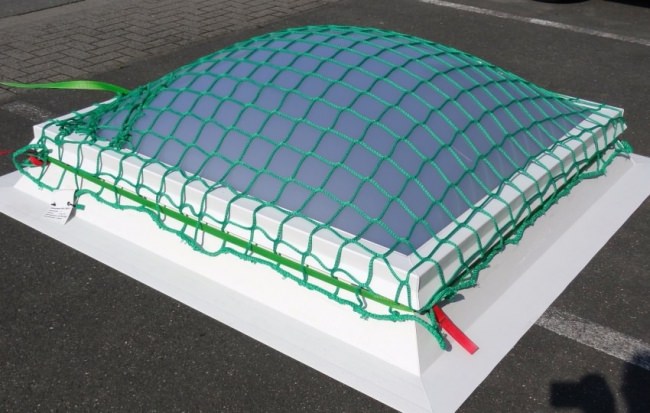 Custom-made Light Dome Securing Net | Safetynet365