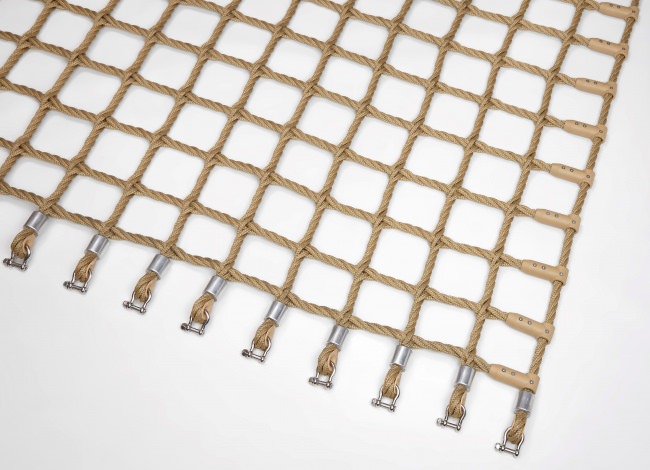 Liegenetz mit Kreuzknotenverbindung nach Maß | Schutznetze24