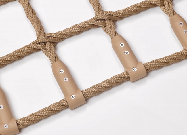 Liegenetz mit Kreuzknotenverbindung nach Maß | Schutznetze24