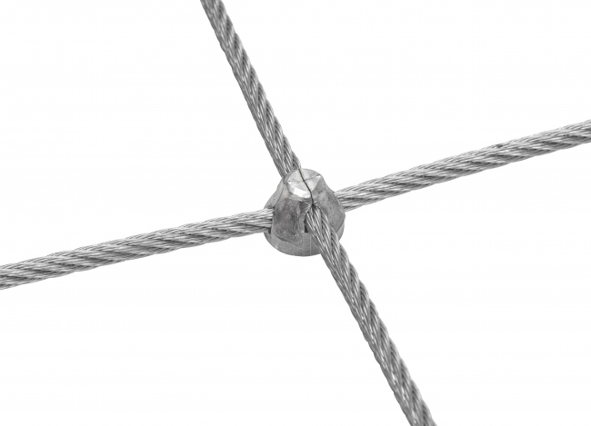 Maßgefertigtes Drahtseilnetz mit 5,0 mm Materialstärke