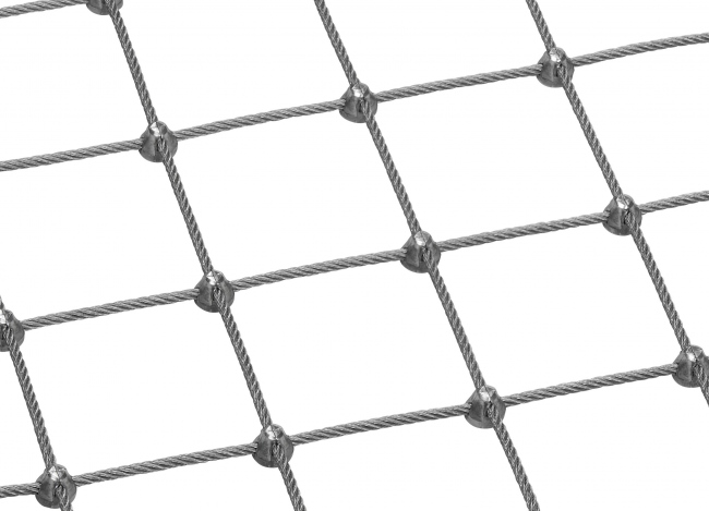 Maßgefertigtes Edelstahl-Dralonetz mit 6,0 mm Materialstärke