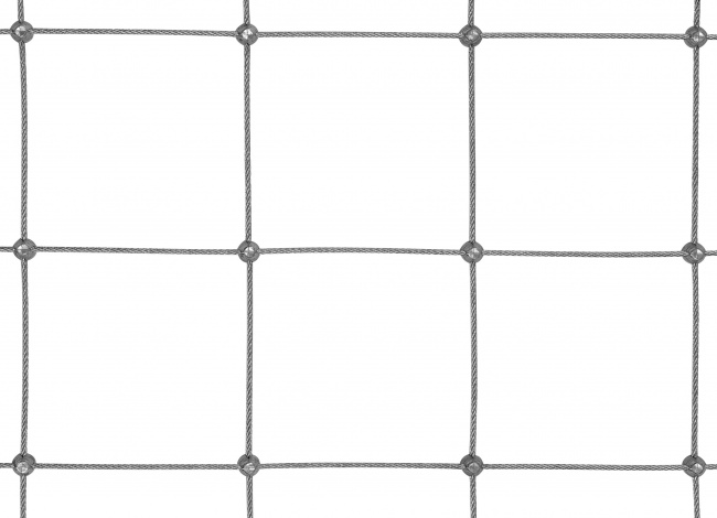 Maßgefertigtes Edelstahl-Seilnetz mit 5,0 mm Materialstärke | Schutznetze24